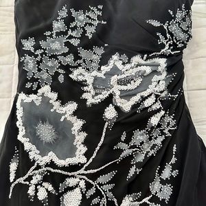 High low long cocktail dress